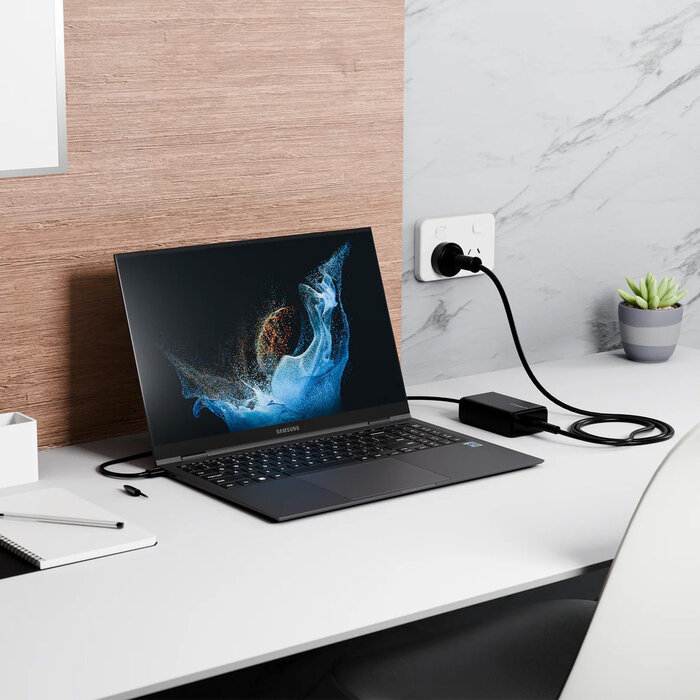 Cygnett Cygnett PowerMaxx 65W GaN USB-C Snellader Zwart