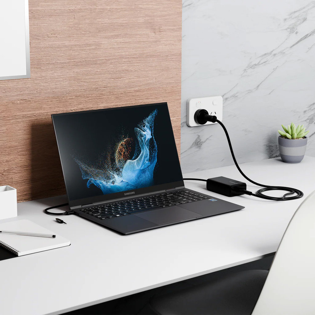 Cygnett Cygnett PowerMaxx 65W GaN USB-C Snellader Zwart