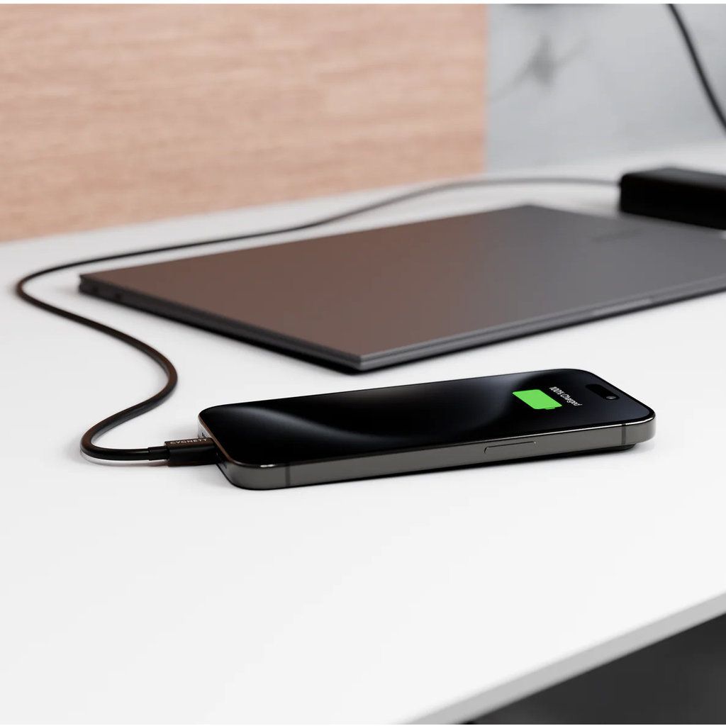 Cygnett Cygnett PowerMaxx 65W GaN USB-C Snellader Zwart