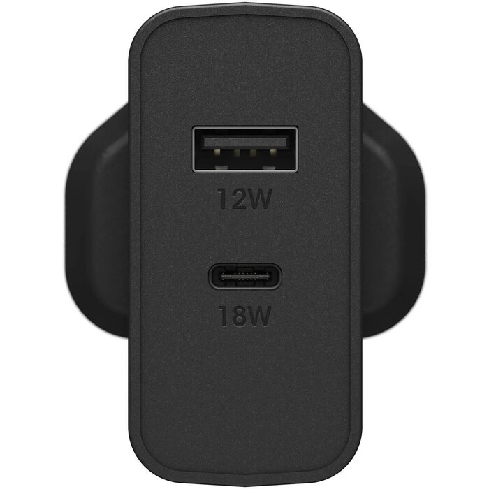 Otterbox OtterBox 30W Wandlader - USB-A en USB-C Snellader - Zwart