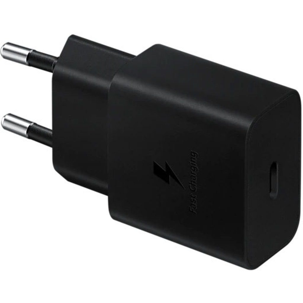 Samsung Samsung 15W USB-C Snellader met USB-C Kabel (1m) - Zwart
