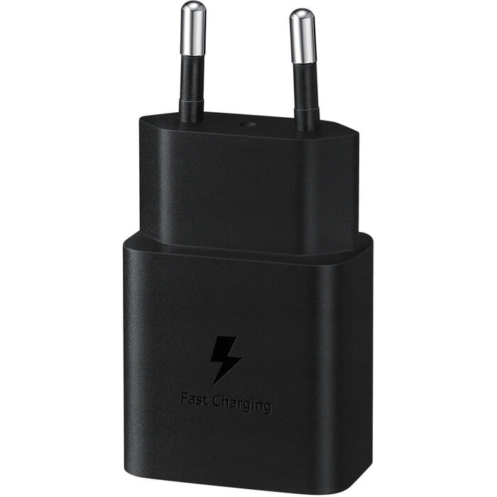 Samsung Samsung USB-C Wall Charger 15W PD Black incl USB-C to USB-C cable 1m