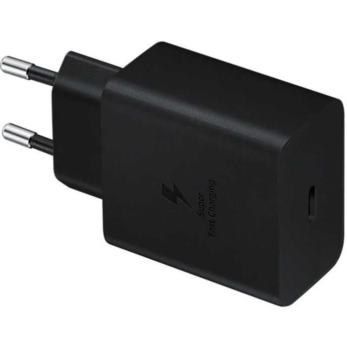Samsung Originele Samsung USB-C Snellader 45W met 1m USB-C naar USB-C Kabel - Wit
