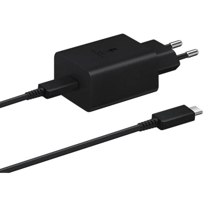Samsung Originele Samsung USB-C Snellader 45W met 1m USB-C naar USB-C Kabel - Wit