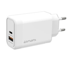 4Smarts 4SMarts VoltPlug 45W GaN USB-C Snellader - Compacte Adapter - Wit