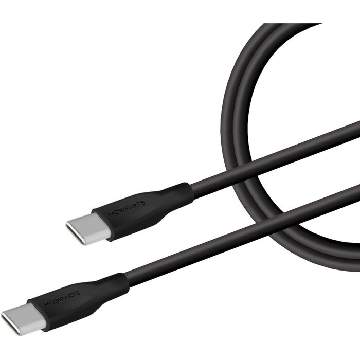 Mobiparts Mobiparts Dual USB-C & USB-A Wandlader 20W + USB-C Kabel (1m) - Zwart