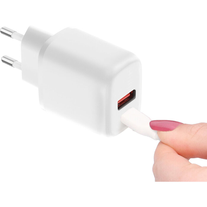 Mobiparts Mobiparts Wall Charger Dual USB-C/USB-A with USB-C to USB-C cable White