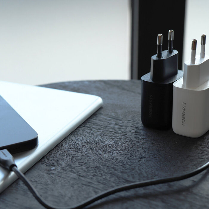 Mobiparts Mobiparts Wall Charger Dual USB-C/USB-A with USB-C to USB-C cable White