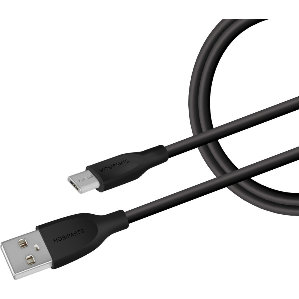 Mobiparts Mobiparts Dual Wandlader 20W USB-C & USB-A + Micro USB Kabel - Zwart
