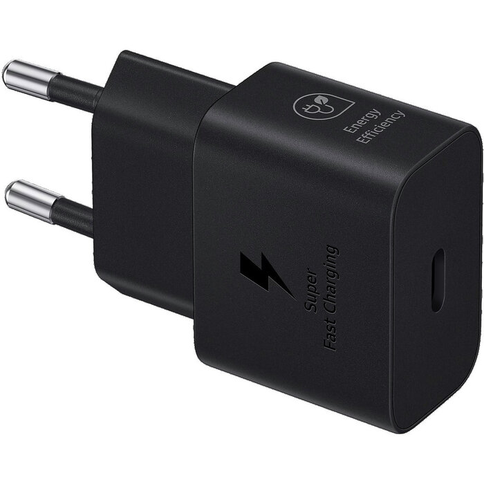 Samsung Originele Samsung 25W USB-C Snellader GaN - Zwart (EP-T2510)