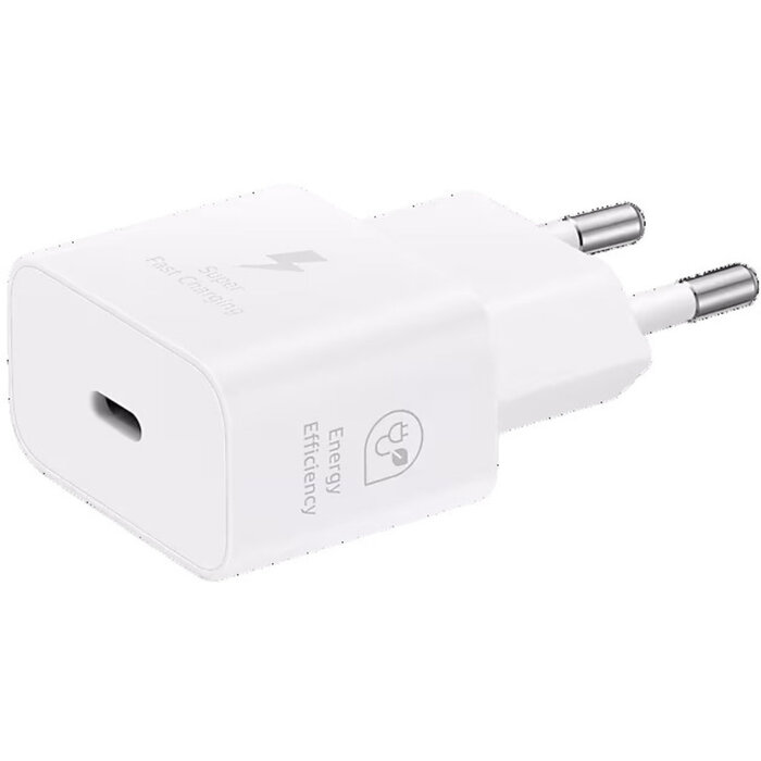 Samsung Samsung 25W GaN USB-C Snellader Adapter - Wit (EP-T2510)