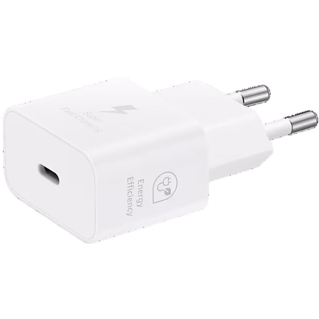 Samsung Samsung 25W GaN USB-C Snellader Adapter - Wit (EP-T2510)