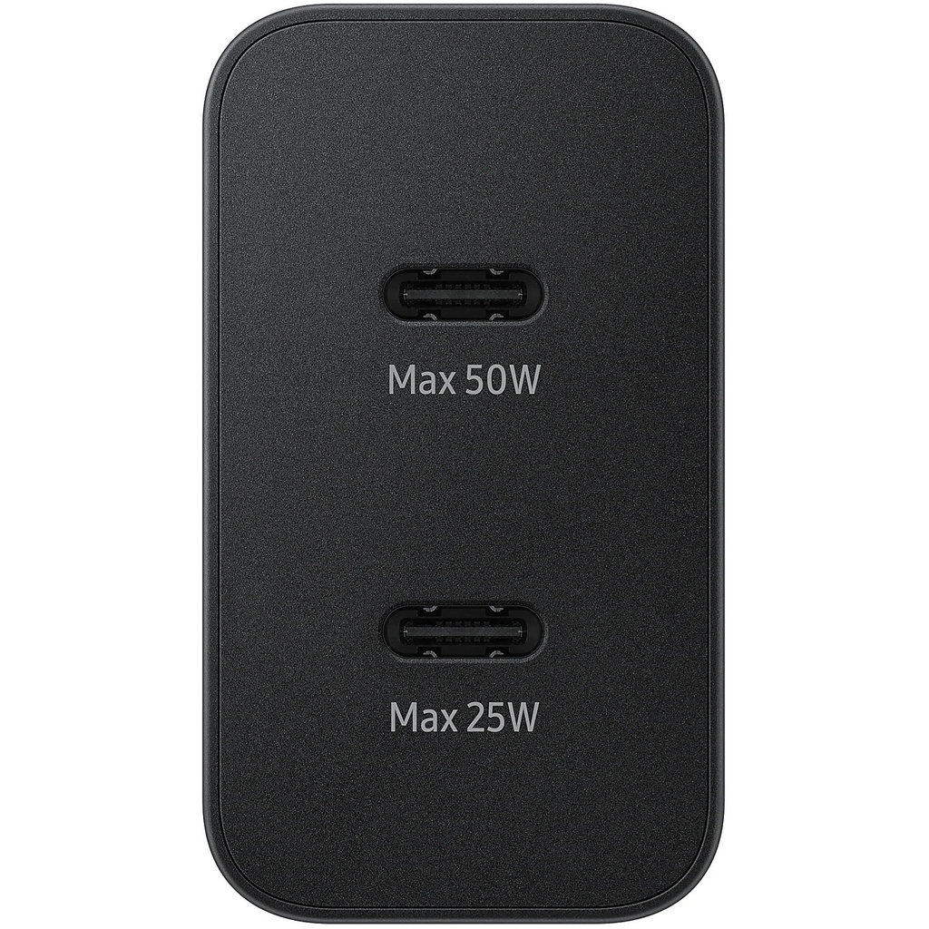 Samsung Originele Samsung Duo Power Adapter 50W met USB-C Kabel - Zwart
