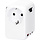 Mobiparts Universele Wereldstekker - Reisadapter voor 150+ Landen - Wit