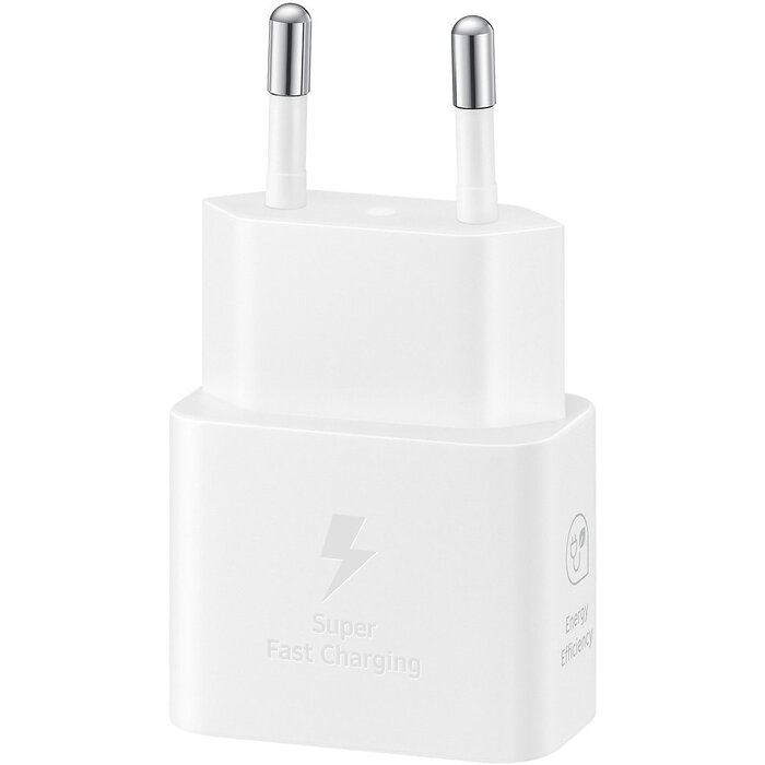 Samsung Samsung USB-C Energy Efficiency (GaN) 25W White incl USB-C to USB-C cable 1m