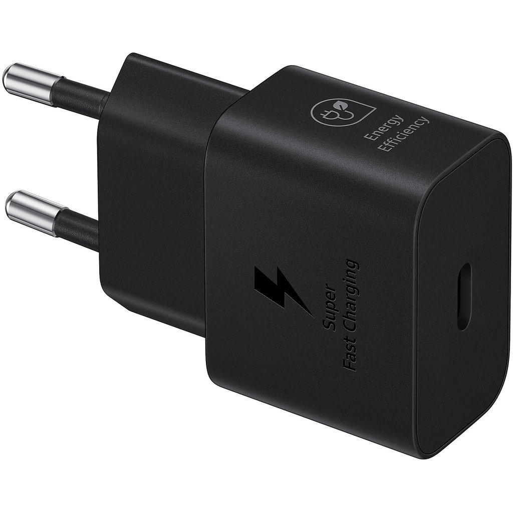 Samsung Originele Samsung 25W GaN USB-C Snellader met Kabel - Zwart (EP-T2510)