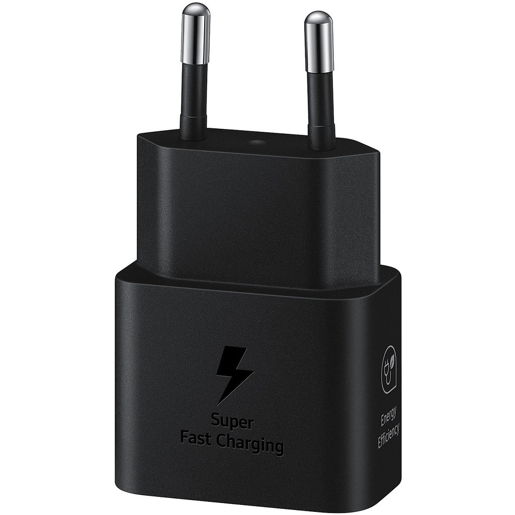 Samsung Originele Samsung 25W GaN USB-C Snellader met Kabel - Zwart (EP-T2510)