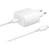 Samsung Originele Samsung 45W USB-C Snellader - Super Fast Charging - Wit