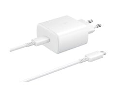Samsung Originele Samsung 45W USB-C Snellader EP-TA845 - Wit