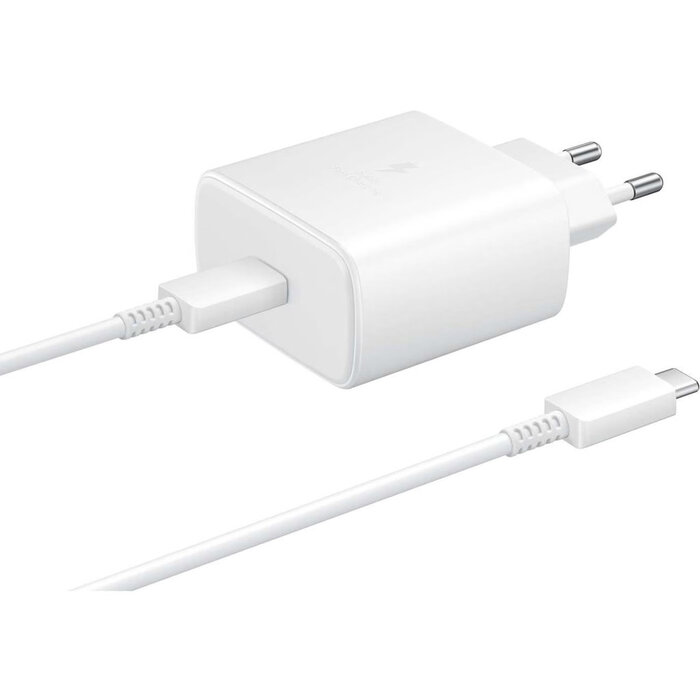 Samsung Originele Samsung 45W USB-C Snellader Super Fast Charging - Wit