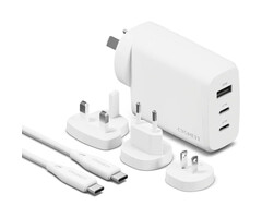 Cygnett Cygnett Voyager 67W GaN Multiport Snellader - Wit (CY4771PDWCH)
