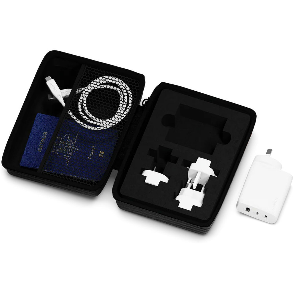 Cygnett Cygnett Voyager 67W Multiport GaN Travel Wall Charger White, foto 2 van 5