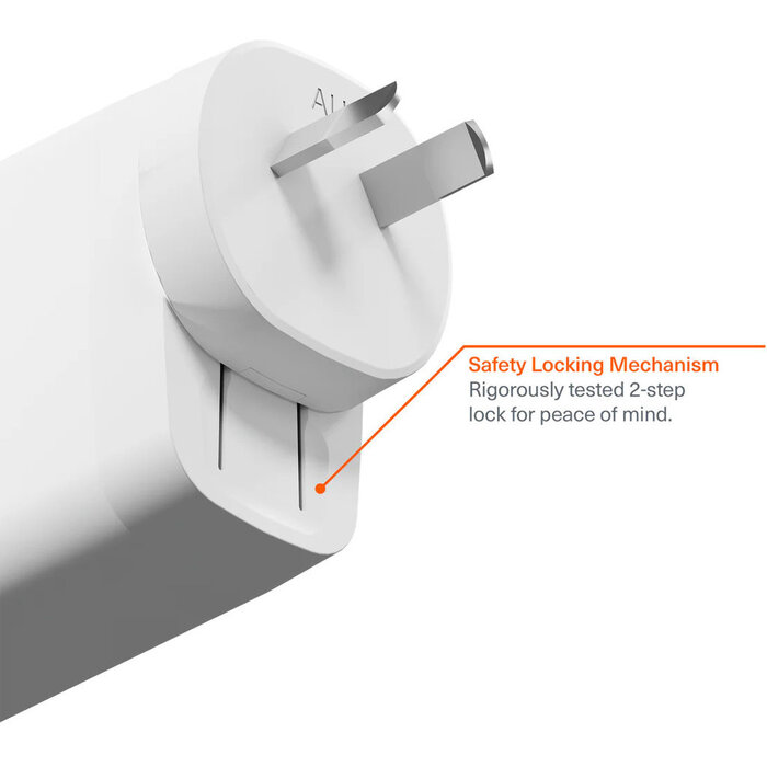 Cygnett Cygnett Voyager 67W Multiport GaN Travel Wall Charger White