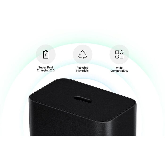 Samsung Samsung 45W USB-C Travel Adapter Zwart - Super Fast Charging 2.0 (Zonder Kabel)