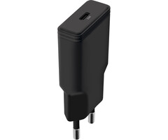Mobiparts Mobiparts 20W USB-C GaN Snellader - Plat Design - Zwart
