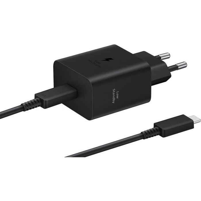 Samsung Samsung USB-C Energy Efficiency (GaN) 45W Black incl USB-C to USB-C cable 1m