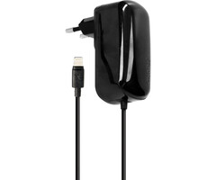 Gecko Gecko Thuislader met Vaste Lightning Kabel - 2.1A - 1.5m - Zwart
