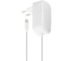 Gecko Gecko Reislader met Lightning Kabel - 2.1A - 1,5 Meter - Wit