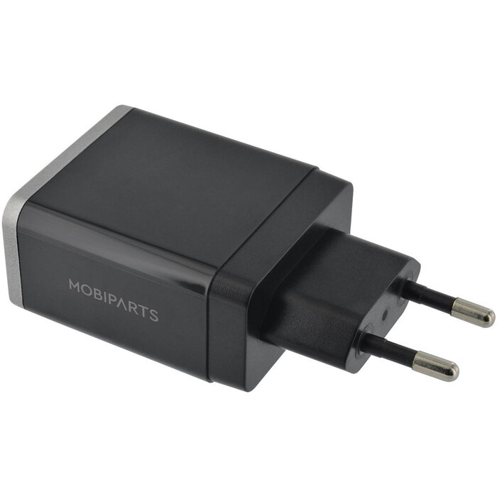 Mobiparts Mobiparts Wall Charger Dual USB 24W/4.8A Black