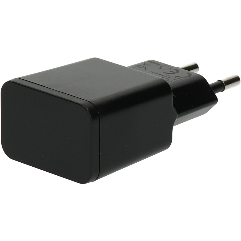 Quick & Easy Quick & Easy USB Muuroplader 2.4A Dual Port - 5-Pack Zwart