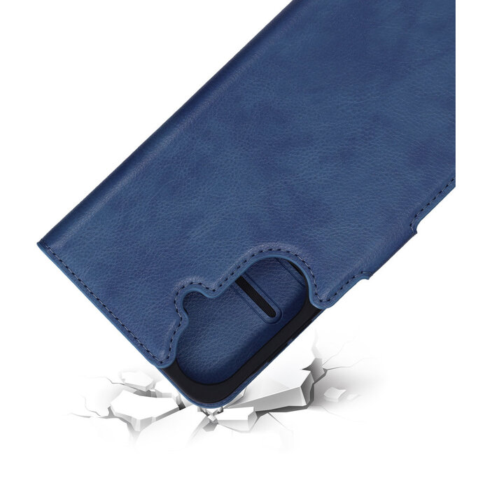 Mobiparts Mobiparts Classic Wallet Case Samsung Galaxy A57 Steel Blue