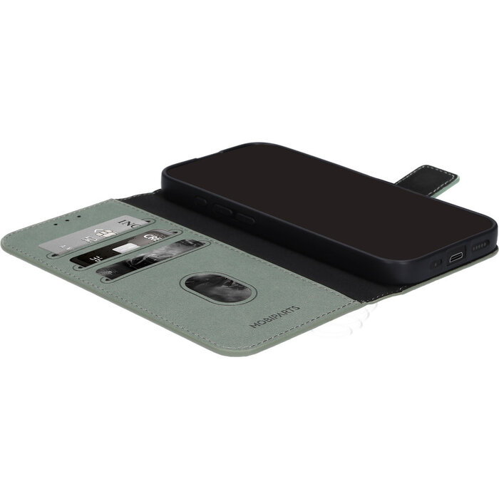 Mobiparts Mobiparts Classic Wallet Case voor Samsung Galaxy A57 - Stone Green