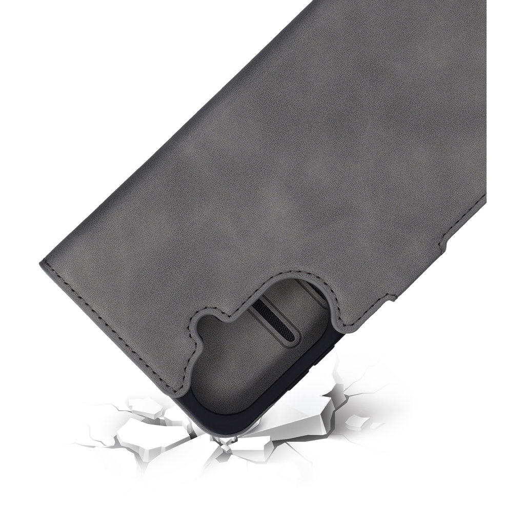 Mobiparts Mobiparts Classic Wallet Case voor Samsung Galaxy A57 - Granite Grey