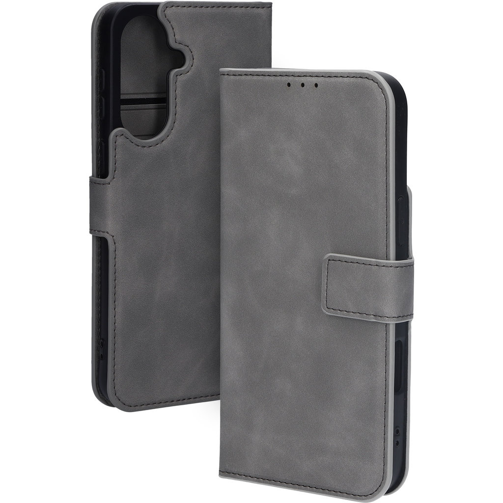 Mobiparts Mobiparts Classic Wallet Case voor Samsung Galaxy A37 - Granite Grey