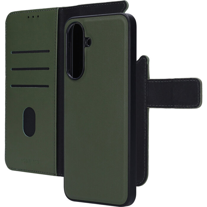 Mobiparts Mobiparts 2-in-1 Lederen Wallet Case voor Samsung Galaxy A37 - Groen