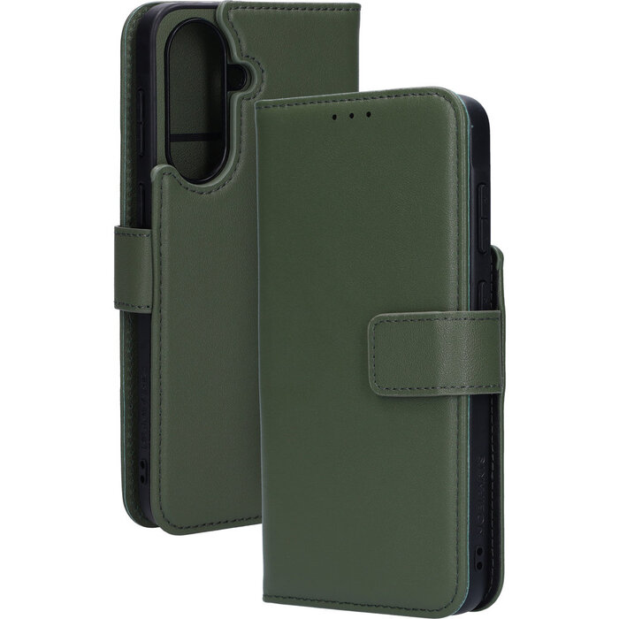 Mobiparts Mobiparts 2-in-1 Lederen Wallet Case voor Samsung Galaxy A37 - Groen