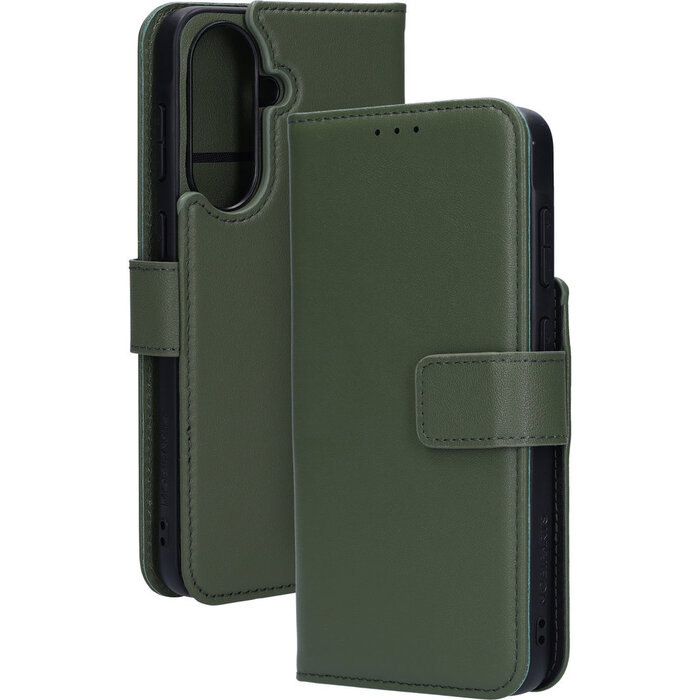 Mobiparts Mobiparts 2-in-1 Lederen Wallet Case voor Samsung Galaxy A57 - Groen