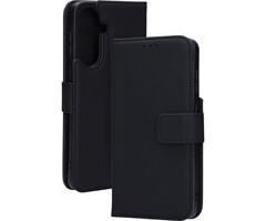 Mobiparts Mobiparts Lederen Wallet Case voor Samsung Galaxy A37 - Zwart