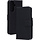 Mobiparts Lederen Wallet Case voor Samsung Galaxy A37 - Zwart