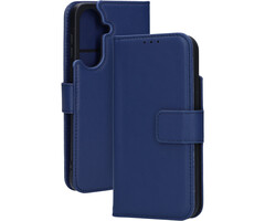 Mobiparts Mobiparts Lederen Wallet Case voor Samsung Galaxy A37 - Blauw