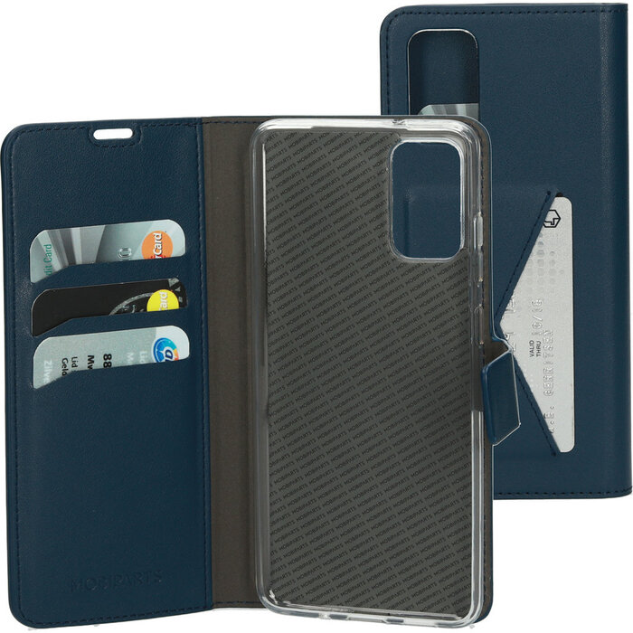 Mobiparts Mobiparts Classic Wallet Case voor Samsung Galaxy S20 Plus - Blauw
