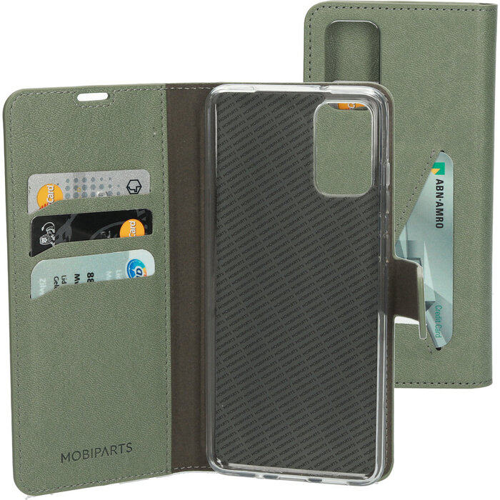 Mobiparts Mobiparts Classic Wallet Case Samsung Galaxy S20 Plus 4G/5G Stone Green
