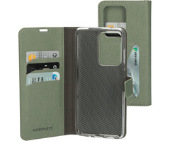 Mobiparts Mobiparts Classic Wallet Case voor Samsung Galaxy S20 Ultra - Stone Green