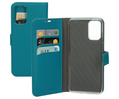 Mobiparts Mobiparts Saffiano Wallet Case voor Samsung Galaxy S20 Plus - Turquoise
