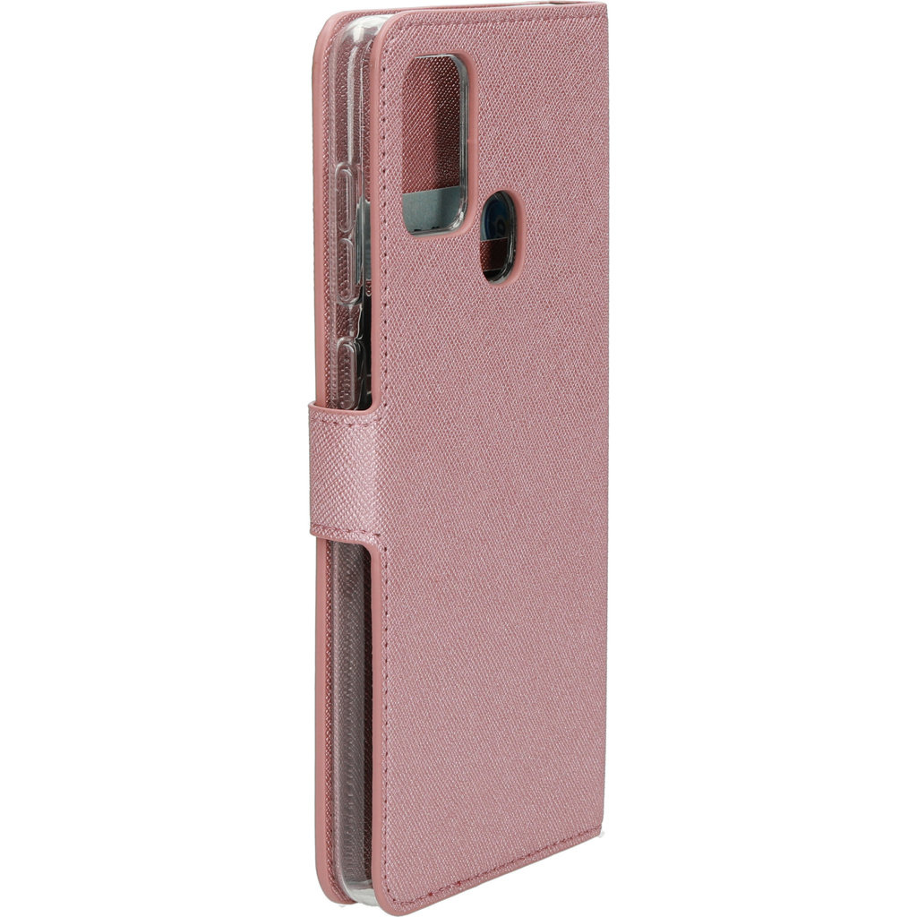 Mobiparts Mobiparts Saffiano Wallet Case voor Samsung Galaxy A21s - Roze