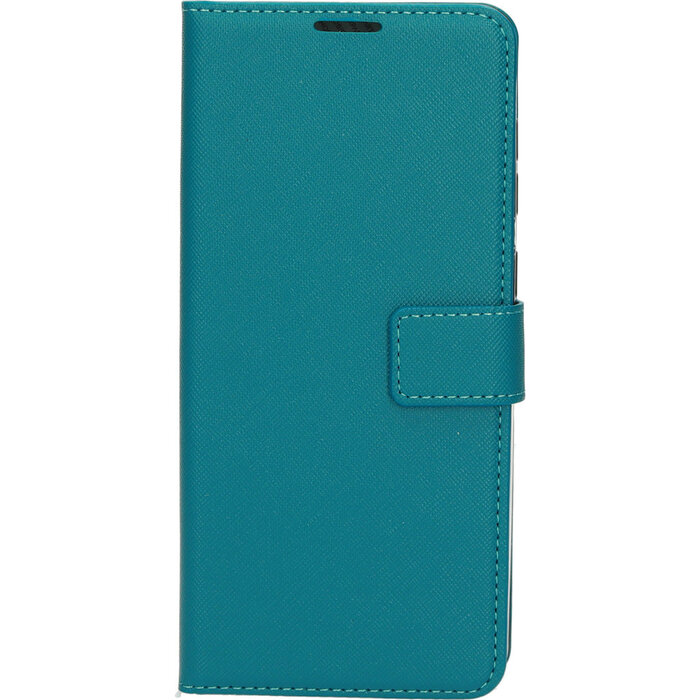 Mobiparts Mobiparts Saffiano Wallet Case voor Samsung Galaxy A21s - Turquoise